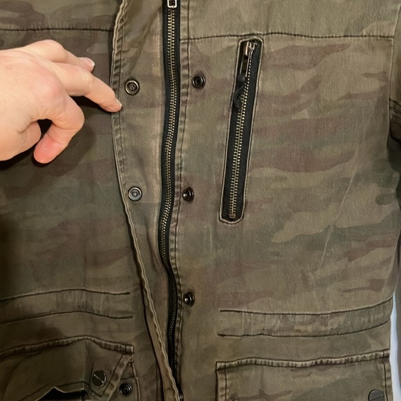 Sanctuary Los Angeles Camo army inspired jacket XS fits larger - Picture 5 of 9